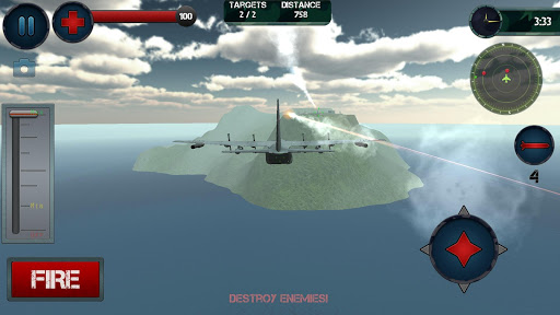 Screenshot of Airplane Gunship Simulator 3D