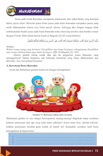 Fikih MI Kelas III KSKK 2020