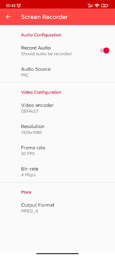 Screen Easy Recorder Screen 3