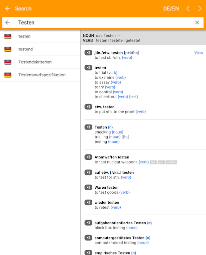 dict.cc+ dictionary - Books & Reference - apps
