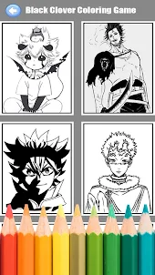 Black Clover Coloring Anime