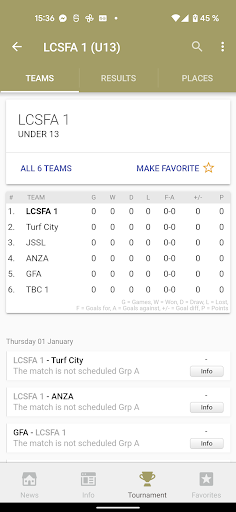 Puma Youth Champions League Screen 2