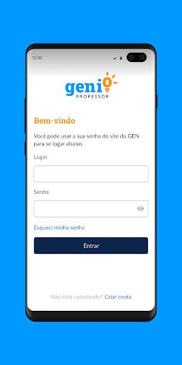 Android application GENio Professor screenshort