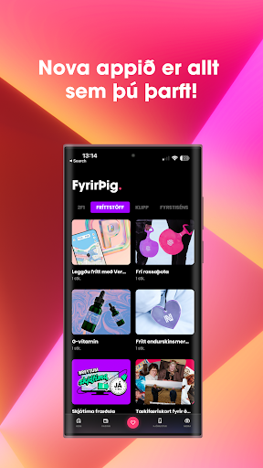 Android application Nova Iceland screenshort