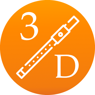 Captura 1 3D Flute Fingering Chart - How To Play the Flute android