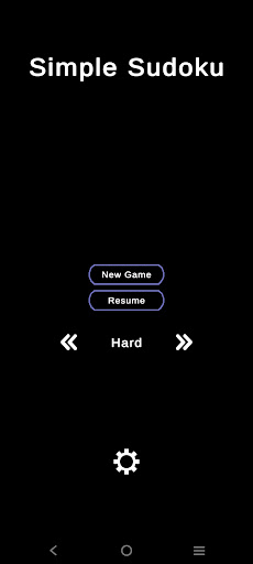 Android application Simple Sudoku screenshort