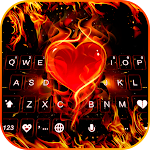 Cover Image of Download Flaming Heart Theme  APK