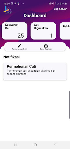 MyHRMS@LPNPP Screen 2