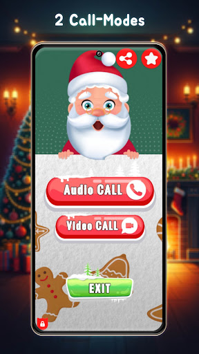 Santa Call: Fake Video Chat Screen 2
