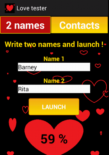 Compatibility love tester Screen 3