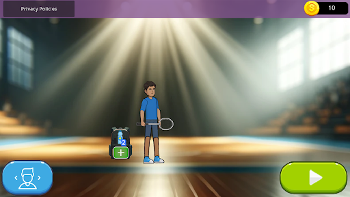Android application Badminton Club screenshort
