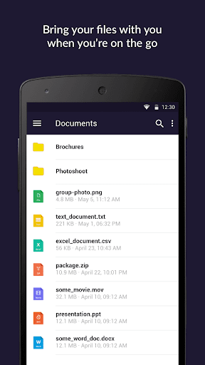 Android application Astara WE Connect screenshort