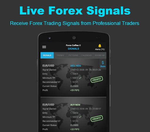 Android application Forex Coffee: Forex Alerts screenshort