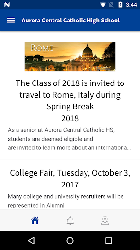 Android application Aurora Central Catholic High screenshort