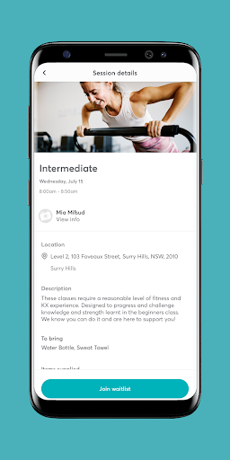 Screenshot of KX Pilates