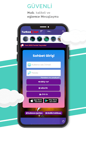 Android application Turkce Chat screenshort