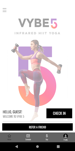 VYBE 5 Infrared HIIT Yoga Screen 2