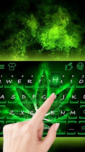 Neon Rasta Weed Wallpapers Keyboard Background 1