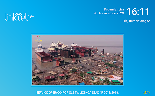 Android application Linktel TV+ screenshort