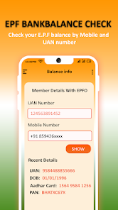 Screenshot 5 EPF Passbook, PF Balance, UAN android