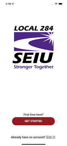 Android application SEIU 284 screenshort