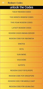 Redeem Codes 1