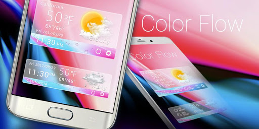 Color Flow GO Weather Widget T
