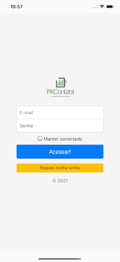 Android application PK Contábil screenshort