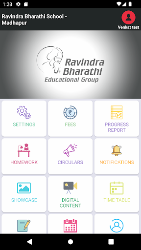 Ravindra Bharathi Schools App Screen 2