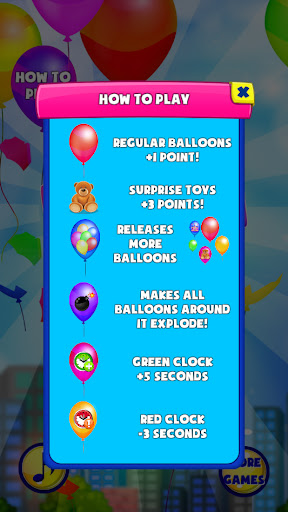 Balloon Pop Screen 2