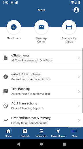 Android application 1st Street Credit Union screenshort