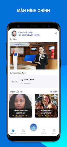 Android application CheckinPro Today screenshort