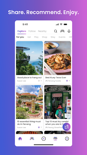 Android application Minitago screenshort