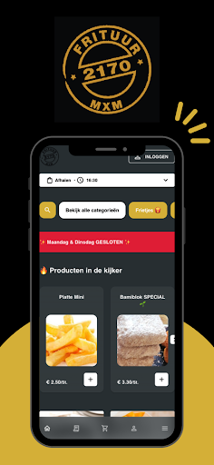 Android application Frituur 2170 MxM screenshort