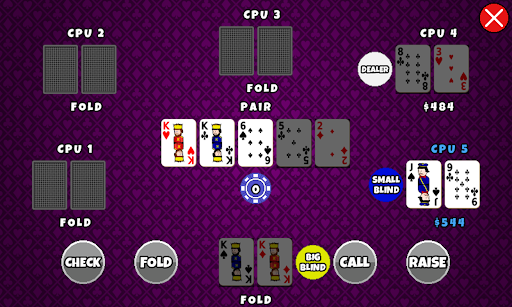 Texas Holdem Multiplayer Screen 3