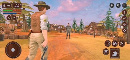 West Cowboy Outlaw Sheriff