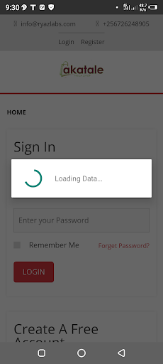 Android application Akatale Mega Shop, Buy & Sell screenshort