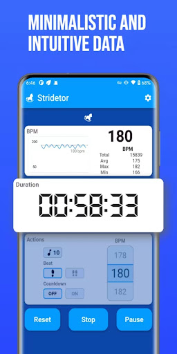 Running Cadence Trainer Screen 2