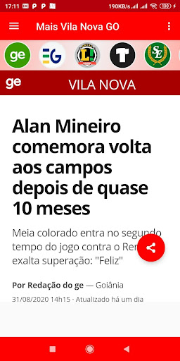 Mais Vila Nova GO Screen 2