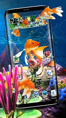 3d金魚の水族館のテーマ Androidアプリ Applion