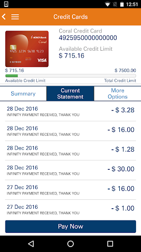 ICICI Bank Canada iMobile Screenshot