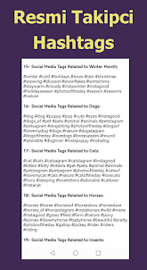 Resmi - Social Media Hashtags