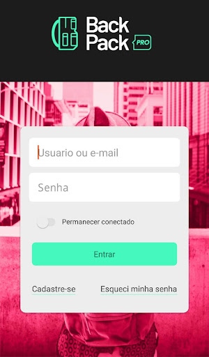 Android application BackPack Pro screenshort