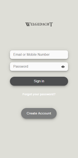 Android application Welgedacht Estate screenshort