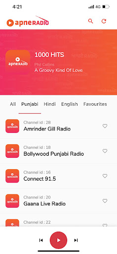 Android application Apne Radio screenshort