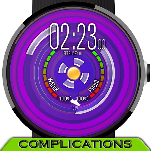 Colorful Lights Watch Face Latest Icon