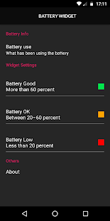 Battery Widget - No Permission Bildschirmfoto