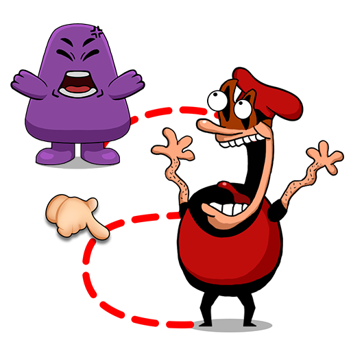 Pizza Rush Race: Fighting Boss logo