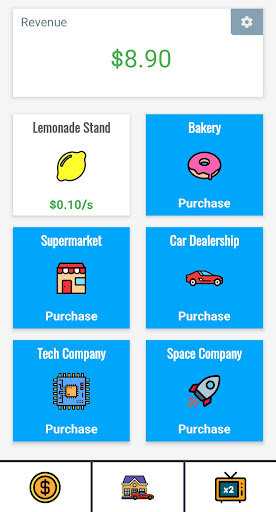 Android application Idle Entrepreneur Game screenshort