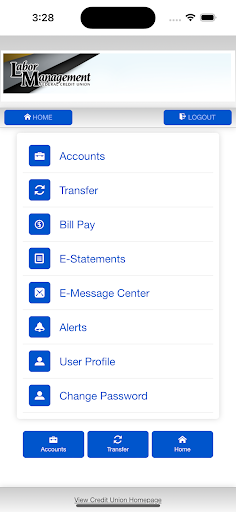 Labor Management FCU Screen 2